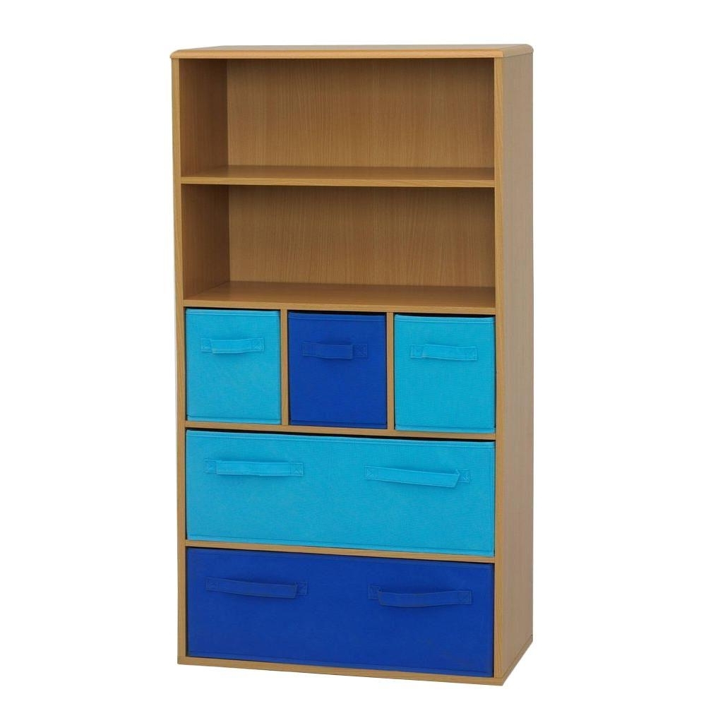 Most Up To Date Beech Bookcases Regarding 4d Concepts White Storage Kids Bookcase 12455 – The Home Depot (View 8 of 15)