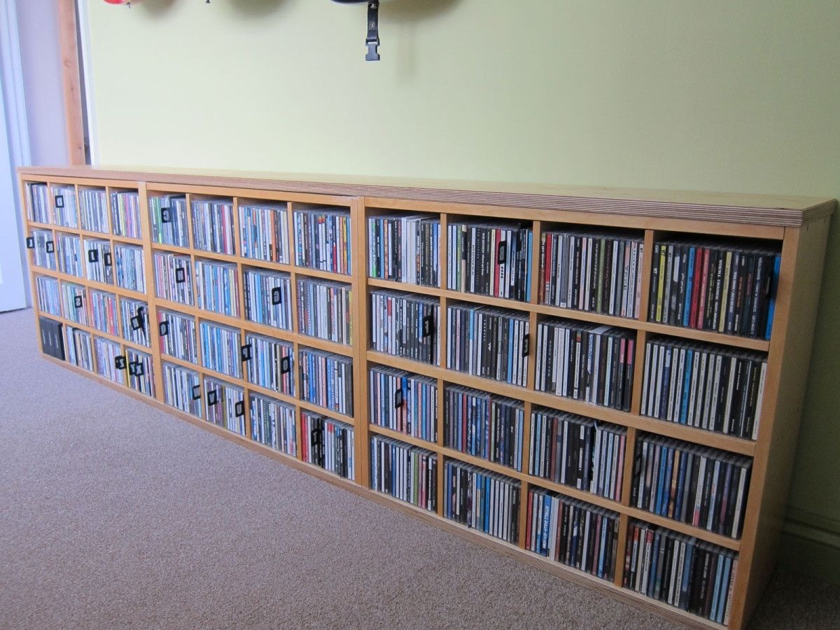 Most Up To Date Bespoke Cd Storage Regarding Materials: Billy Bookcase (80x202cm), 6 X Billy Cd Inserts, 24mm (View 11 of 15)