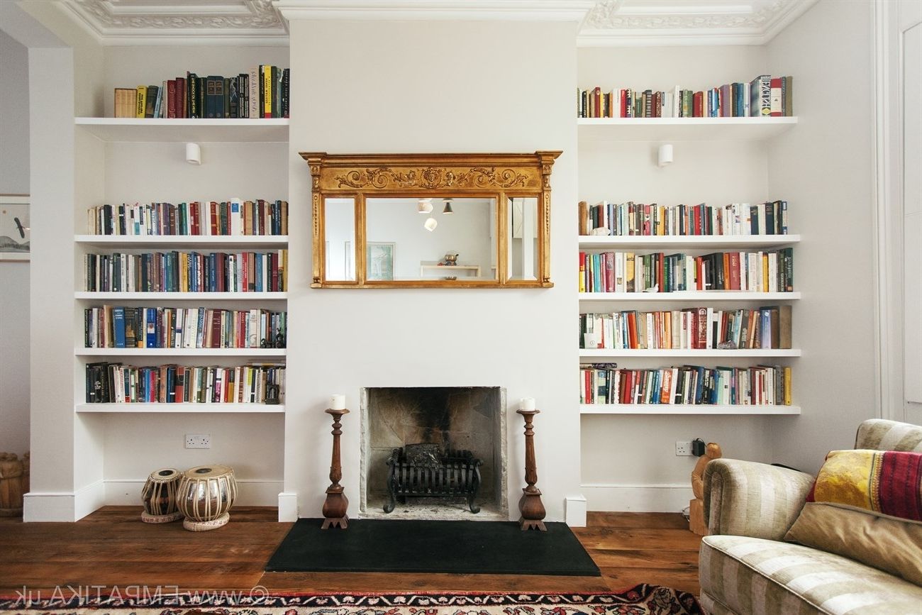 Most Up To Date Bespoke Shelving In Each Side Of A Living Room In Islington Http Throughout Bespoke Shelves (View 8 of 15)