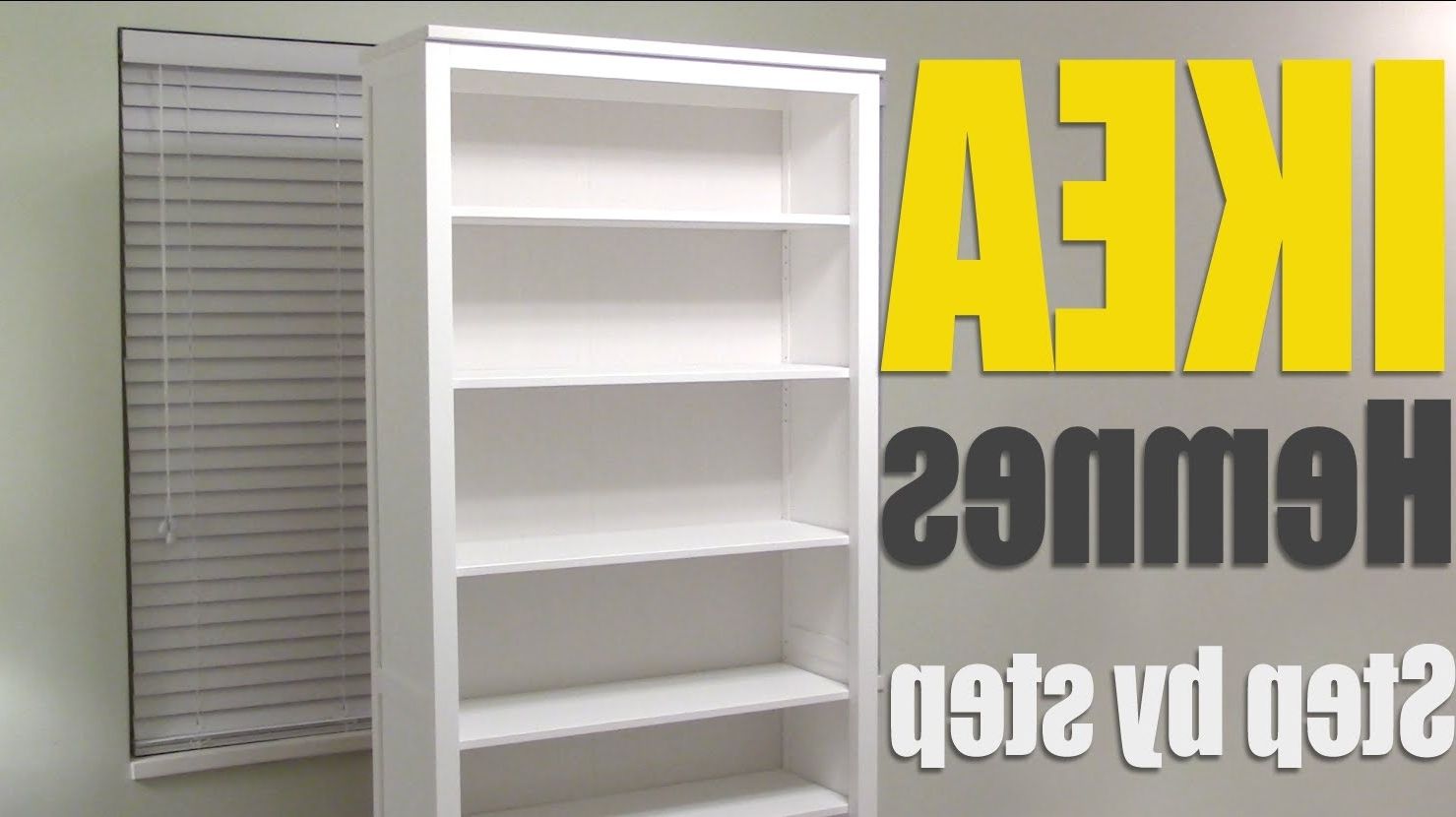 Most Up To Date Ikea Hemnes Bookcases Within Ikea Hemnes Bookshelf – Stepstep How To Assemble 002. (View 9 of 15)