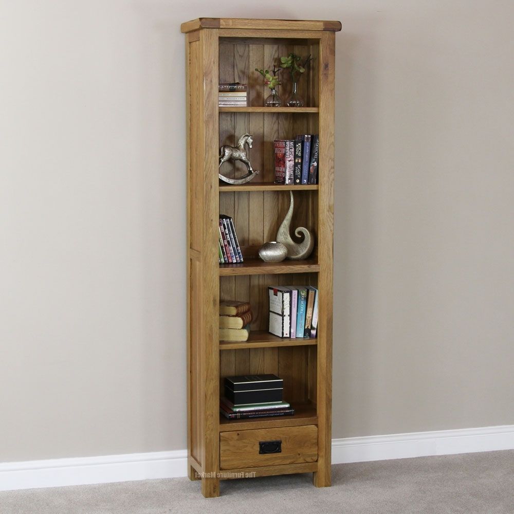 Narrow Tall Bookcases With Regard To Well Liked Tall Narrow Bookcase — Home Designs Insight : Short Narrow (View 13 of 15)