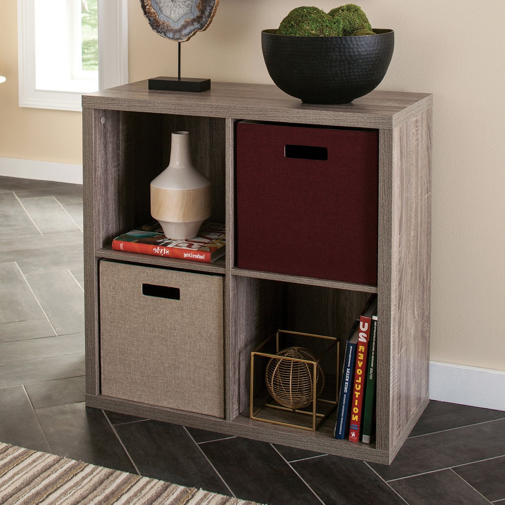 Newest Closetmaid Decorative Storage Cube Unit Bookcase & Reviews (View 11 of 15)