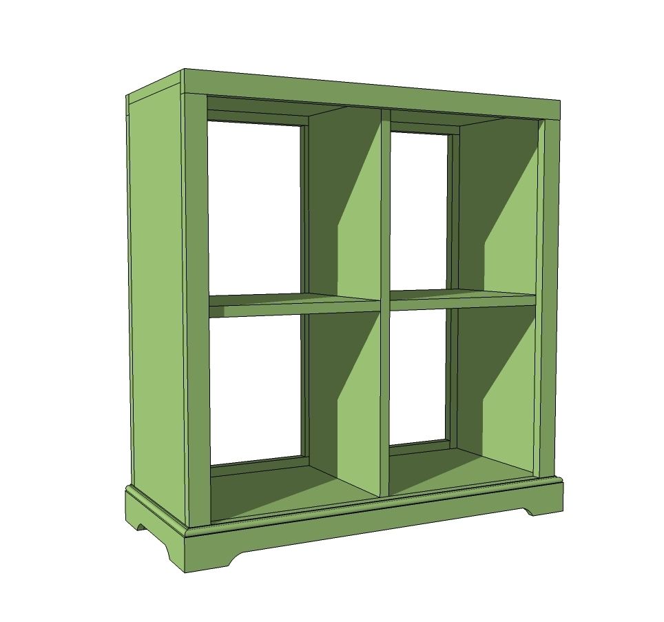 Newest Cubby Bookcases Regarding Ana White (View 14 of 15)