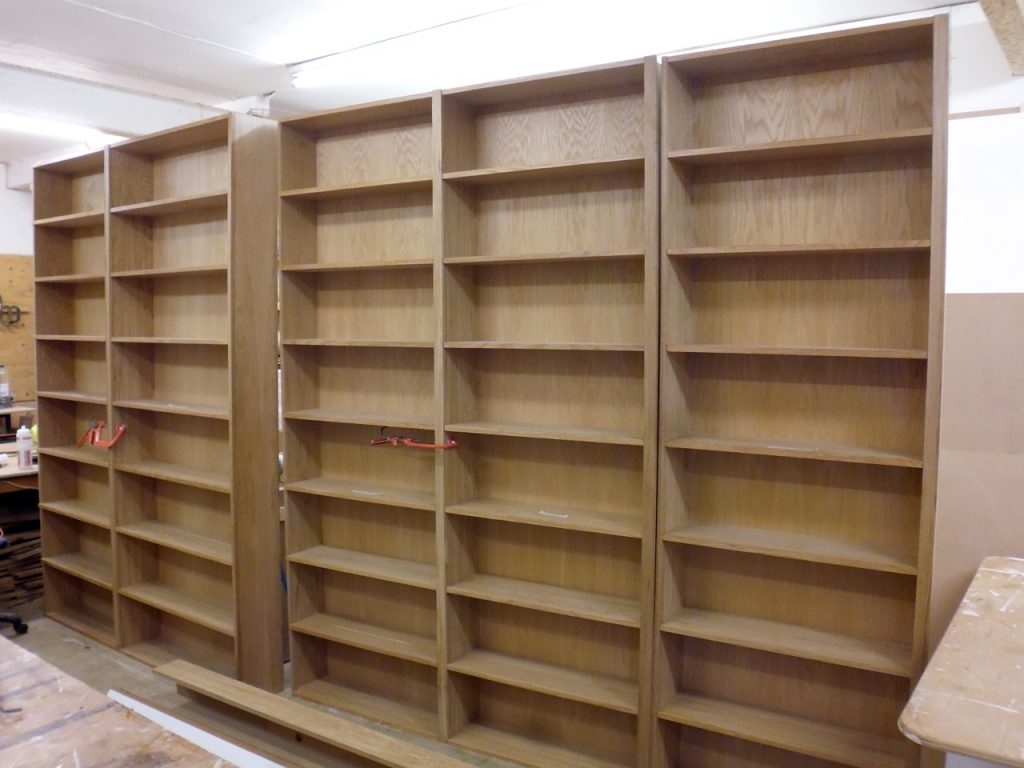 Oak Bookshelves With Well Known Oak Bookshelves – Richard Sothcott Brighton Carpentry (Photo 4 of 15)