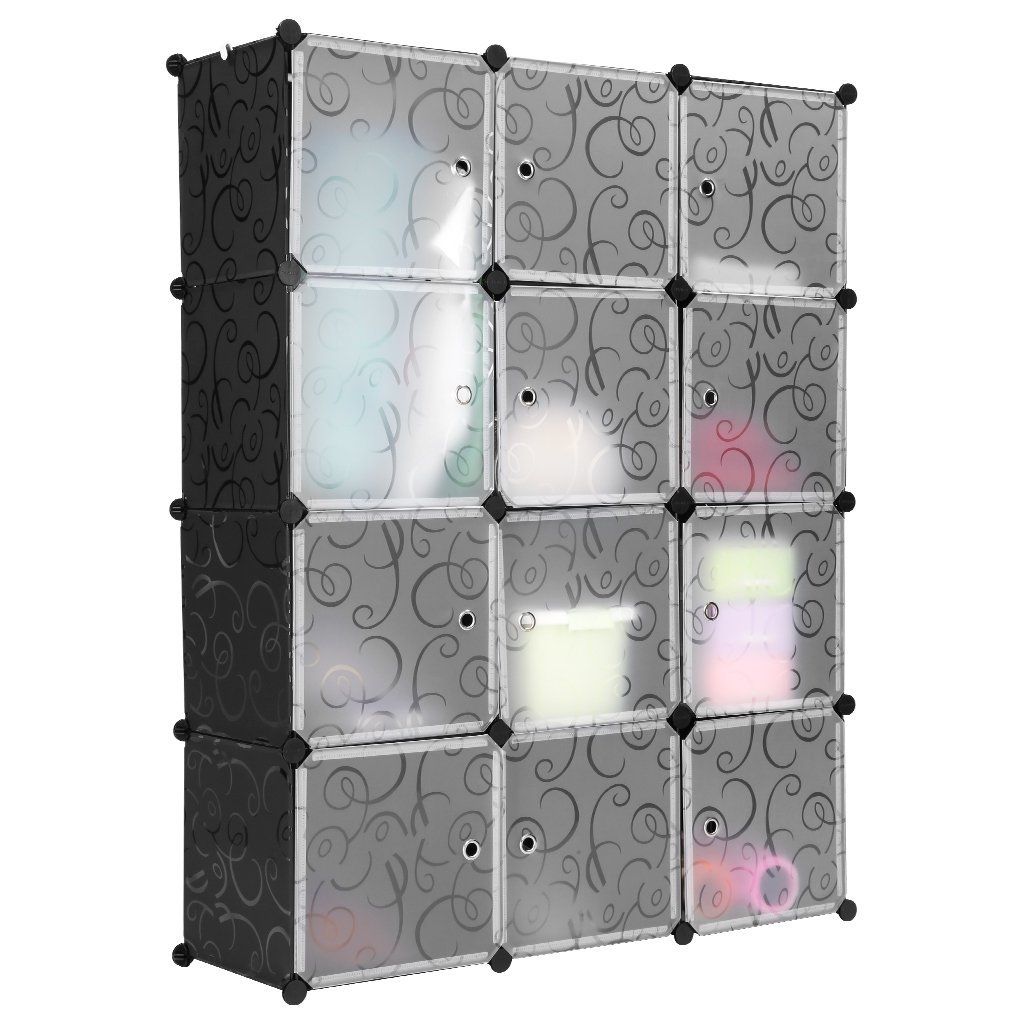 Plastic Wardrobes Box With Regard To Famous Langria 12 Cube Closet Organizer Wardrobe, Modular Shelving (View 5 of 15)