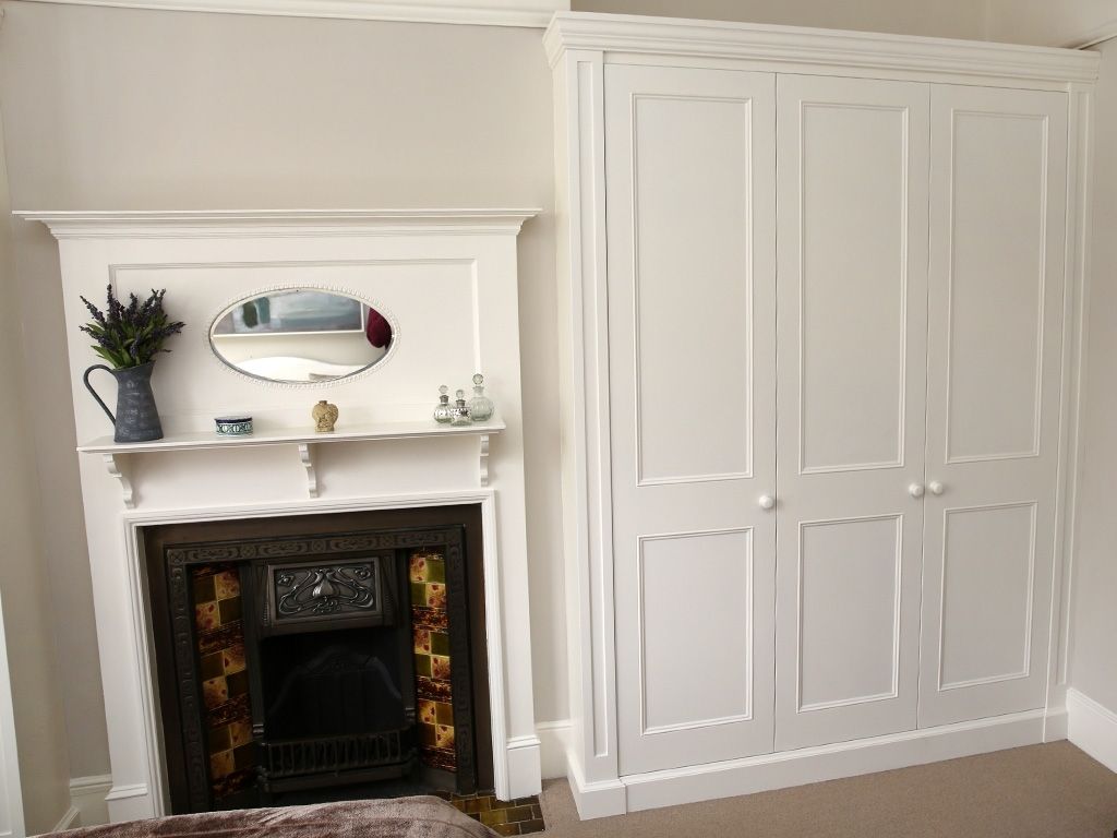 Popular Bedroom Design: 3 Bespoke Built In Fitted Wardrobes Shaker Classic In Bespoke Built In Furniture (View 14 of 15)