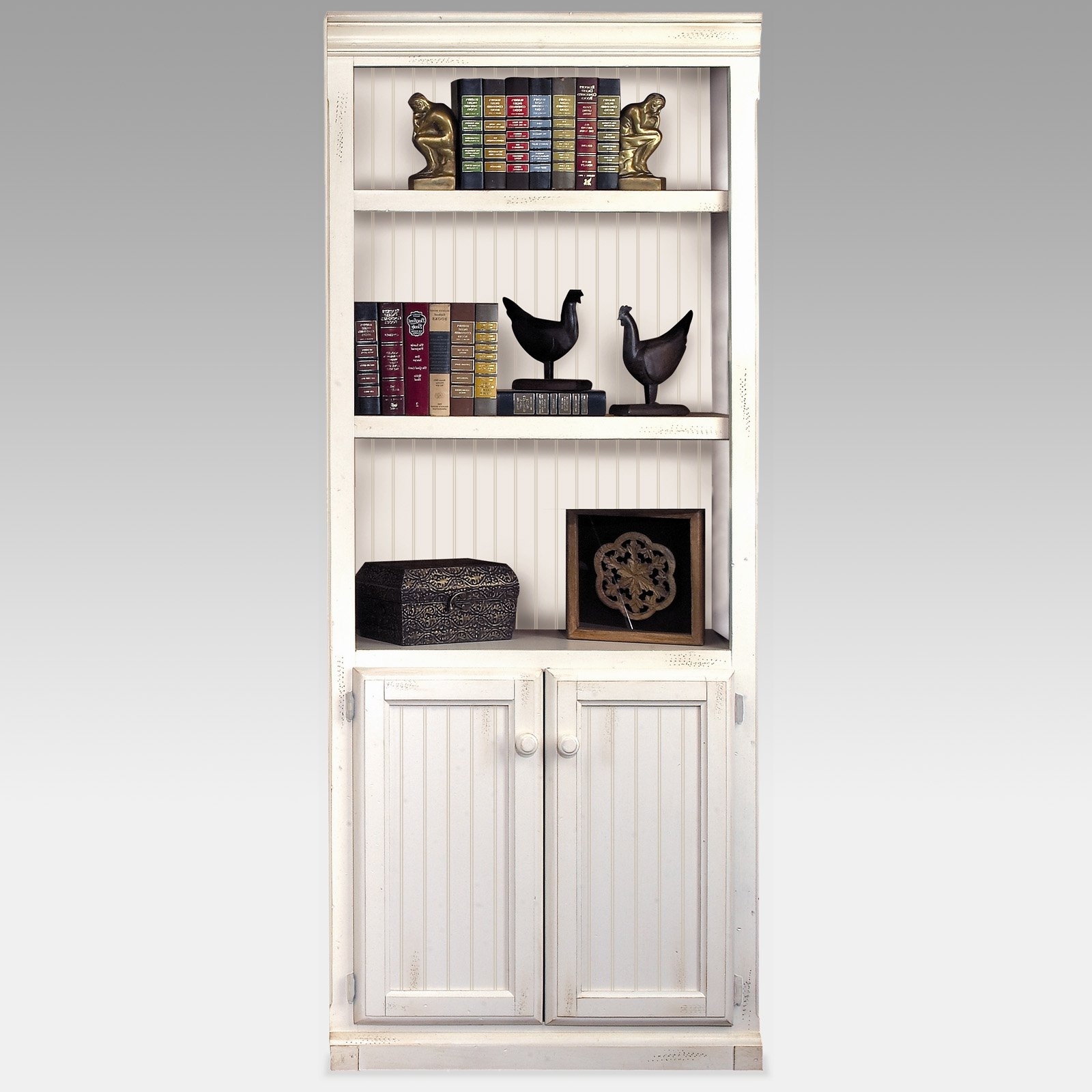 Popular Tremendous Bookshelf Cabinet White Bookcase With Glass Door With White Bookcases With Cupboard (Photo 1 of 15)