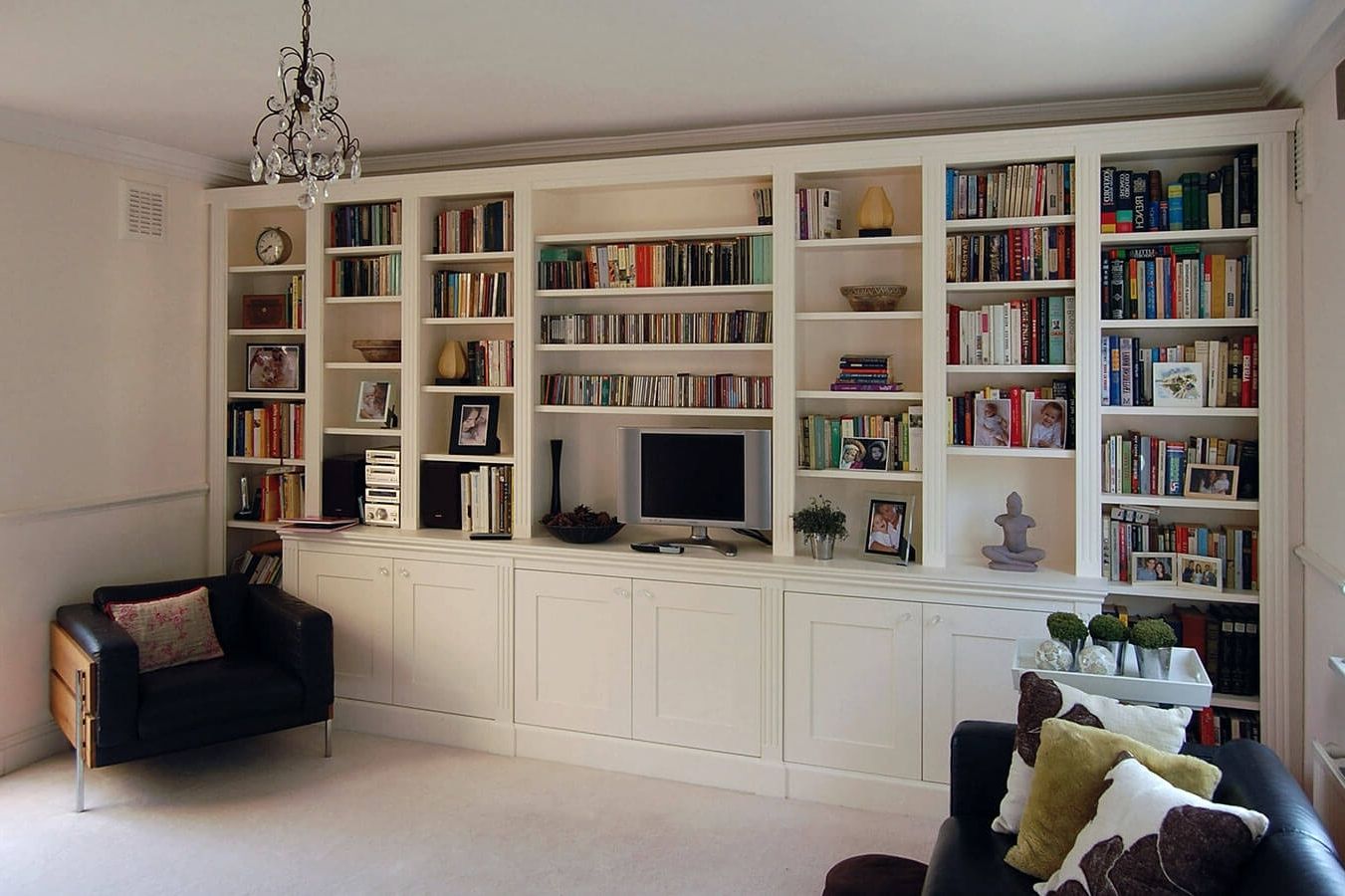 Preferred Bespoke Tv Cabinets Bookcases And Storage Units For Over Wall Unit For Bookcases With Cupboards (View 14 of 15)