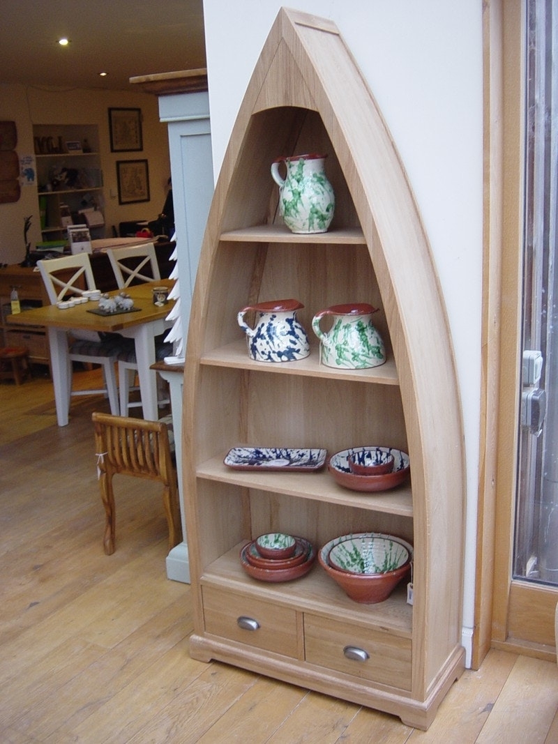 Preferred Boat Shaped Bookcases In Breathtaking Boat Shaped Shelf / Wall Shelves / Faamy (Photo 1 of 15)