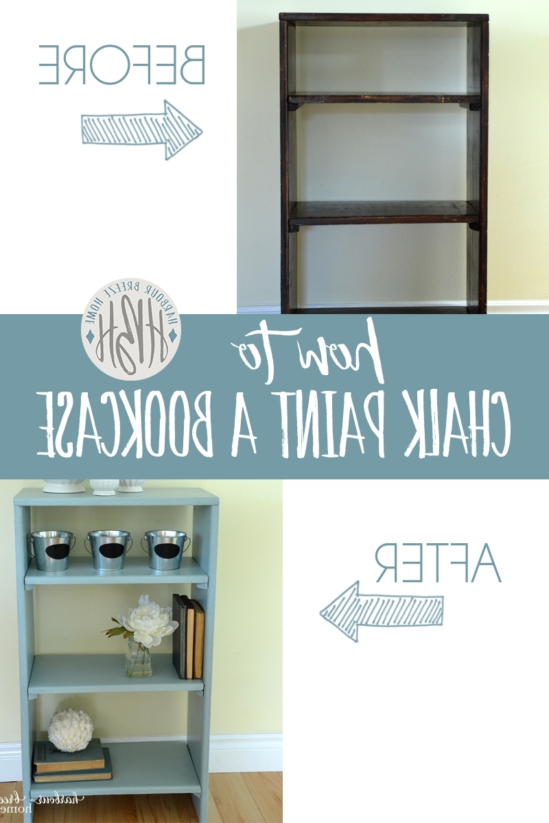 Preferred How To Paint A Bookcase With Cottage Paint (View 12 of 15)