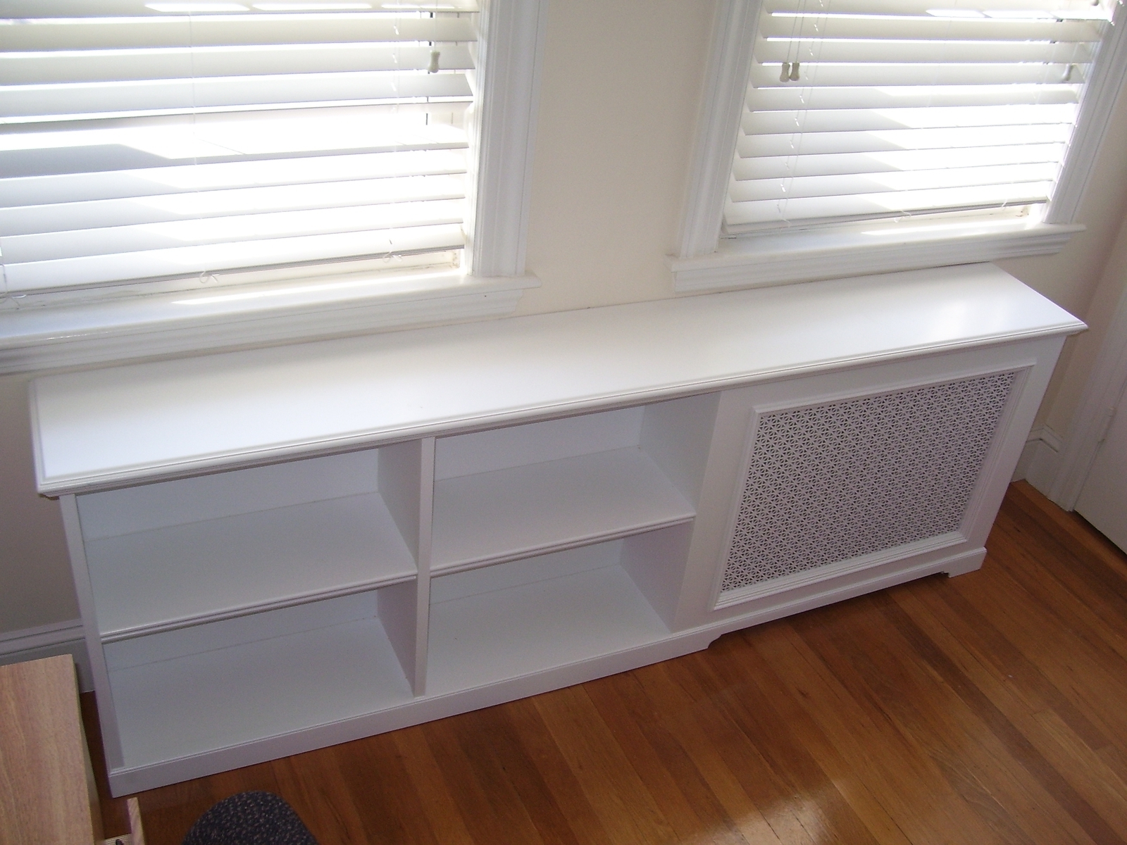 Radiator Cover Shelf Unit Regarding Current Custom Radiator Covers (View 8 of 15)