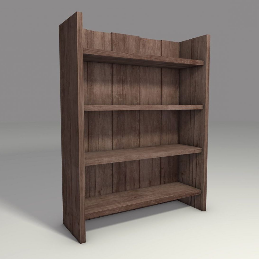 Rustic Bookcase Low Wood Long Solid Bookcaseslong Woodlow For Preferred Rustic Bookcases (View 14 of 15)