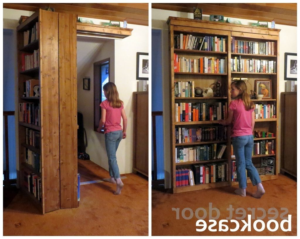 Secret Door Bookcase: 18 Steps (with Pictures) Regarding Famous Secret Door Bookcases (View 1 of 15)