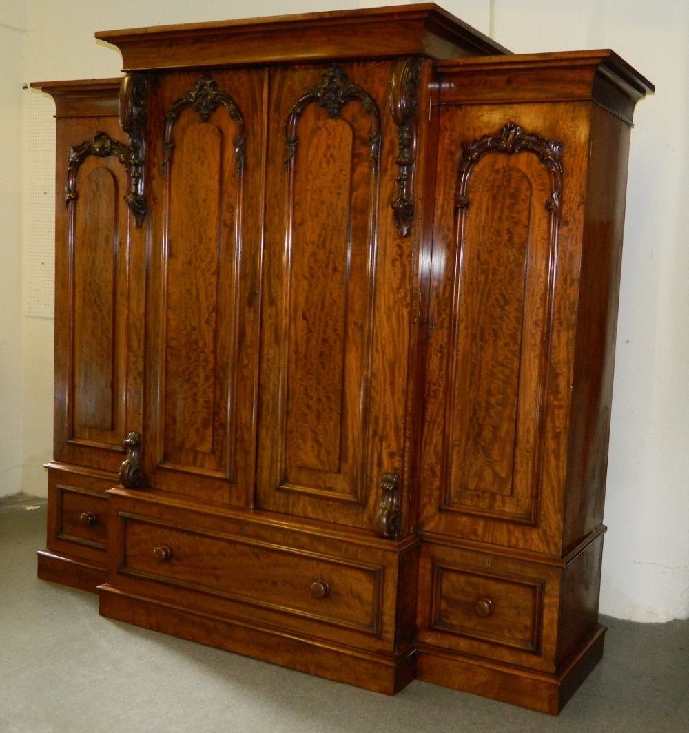 Sellingantiques Within Newest Antique Breakfront Wardrobes (View 2 of 15)