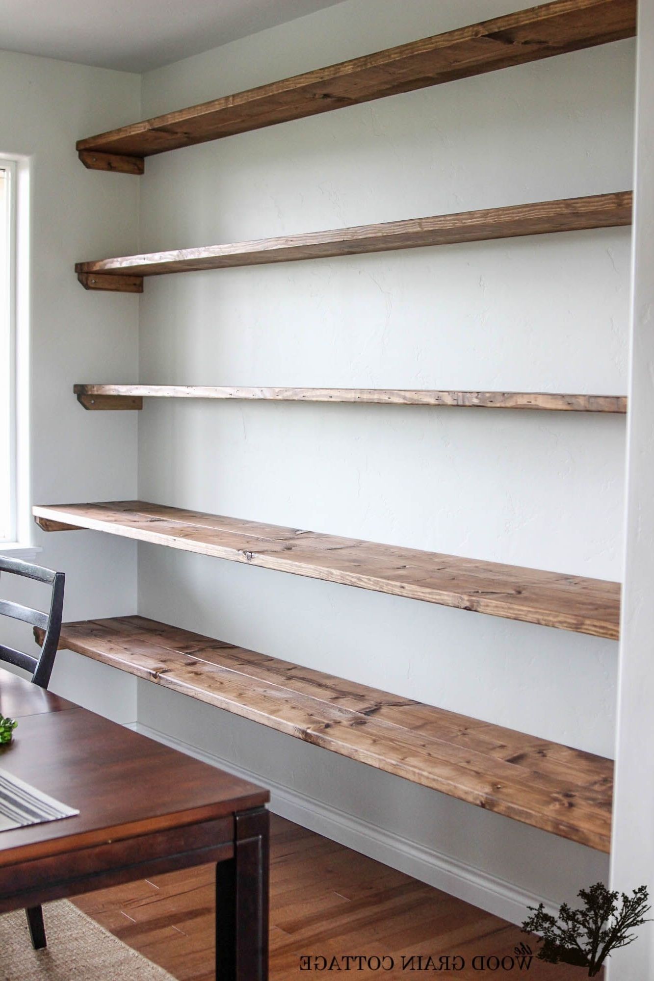 Shelving, Wood Grain And Patiently Within Wood For Shelves (View 1 of 15)