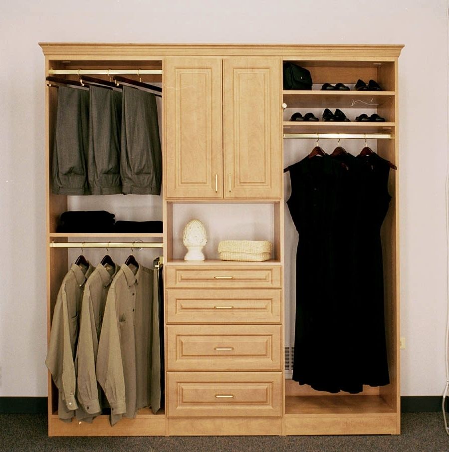 Solid Wood Wardrobes Closets Intended For Most Current Solid Wood Wardrobe Closet Gallery That Looks Charming To Decorate (View 1 of 15)