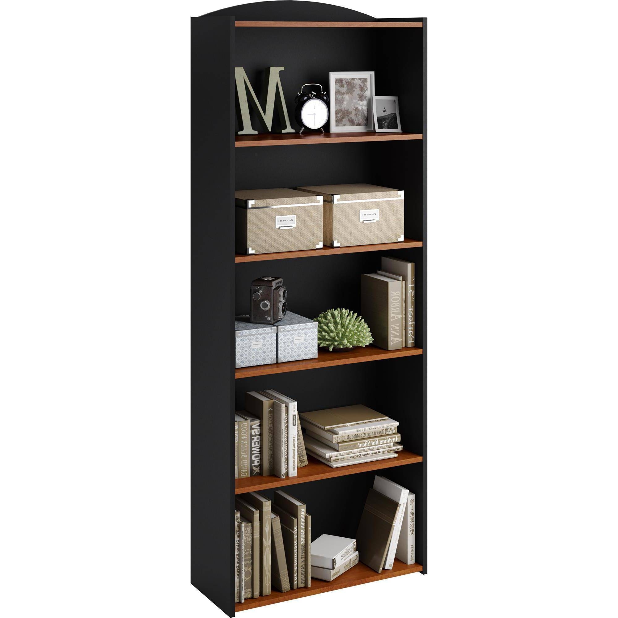 South Shore 5 Shelf Bookcases Throughout Most Up To Date Mainstays 5 Shelf Bookcase, Multiple Colors – Walmart (View 11 of 15)