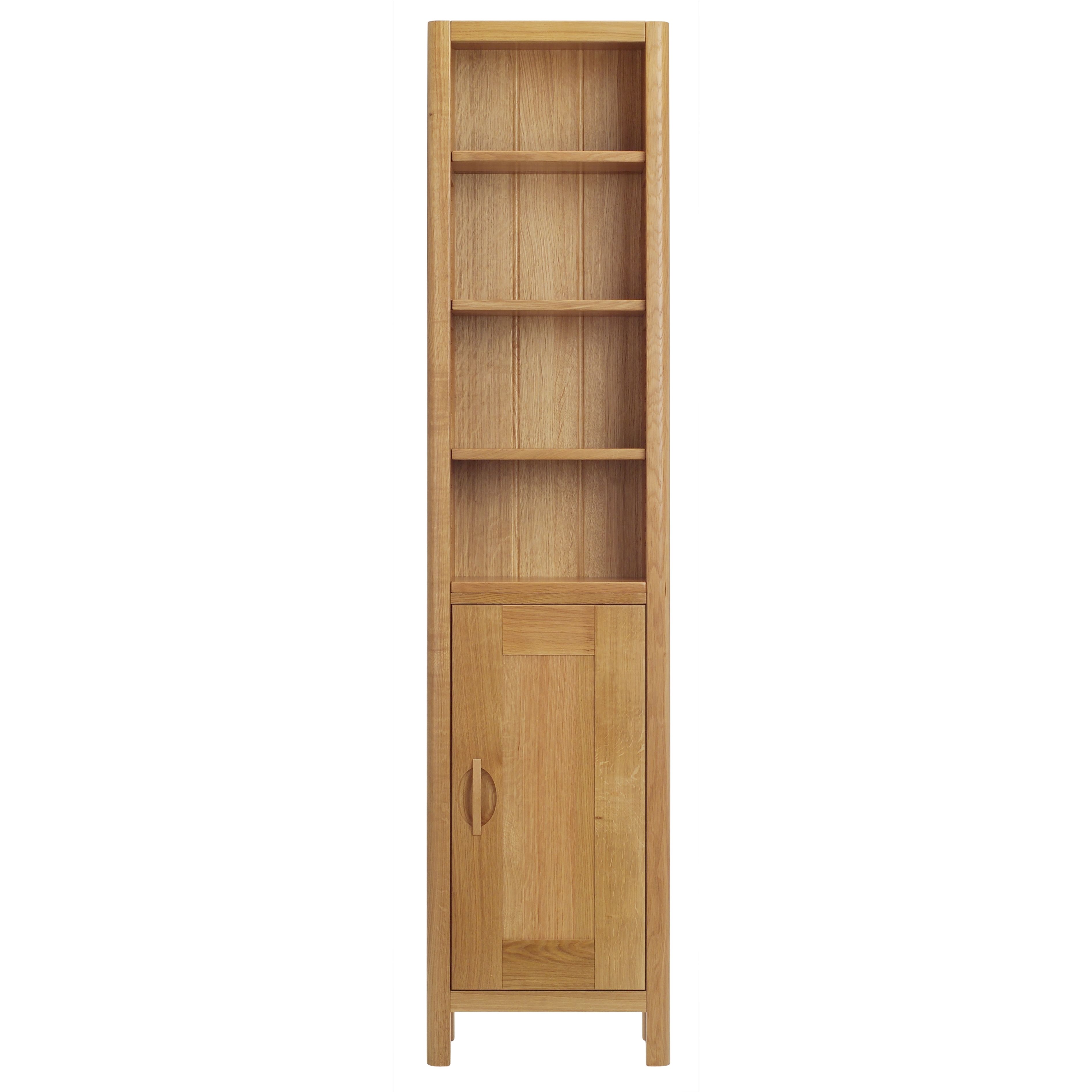 Tall Bookcases With Doors In Current Bookcase: Gorgeous Tall Narrow Bookcase For Book Organizer Idea (View 8 of 15)
