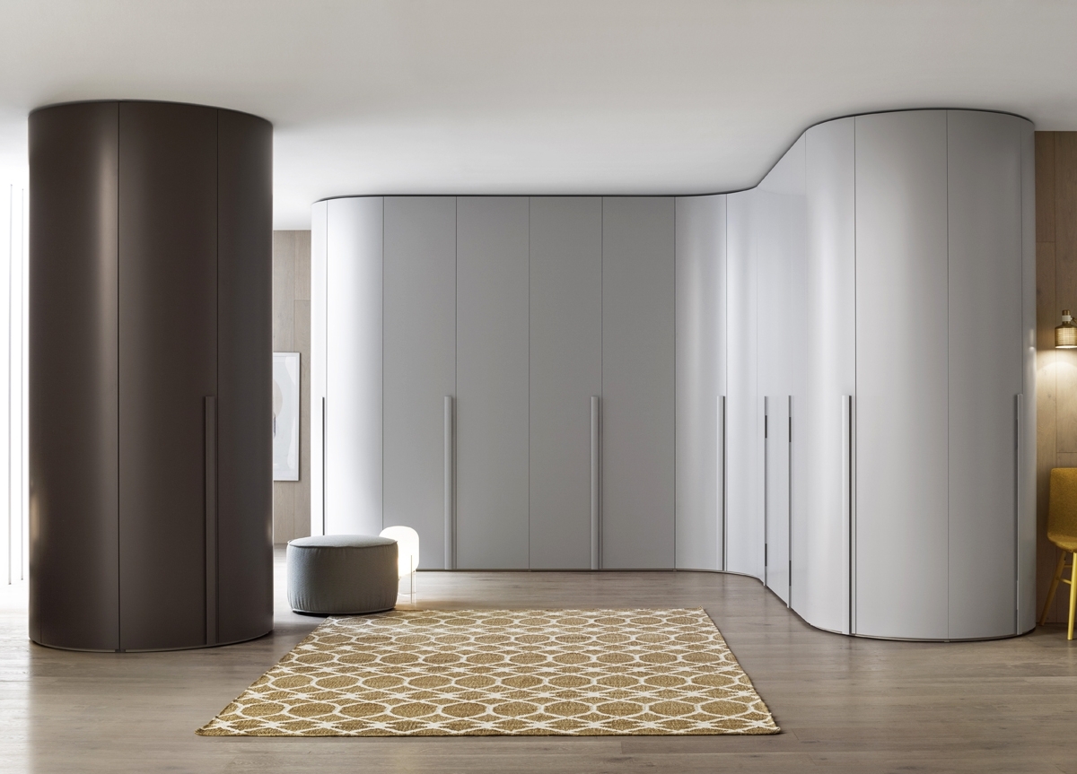 Featured Photo of 2024 Popular Curved Corner Wardrobes Doors