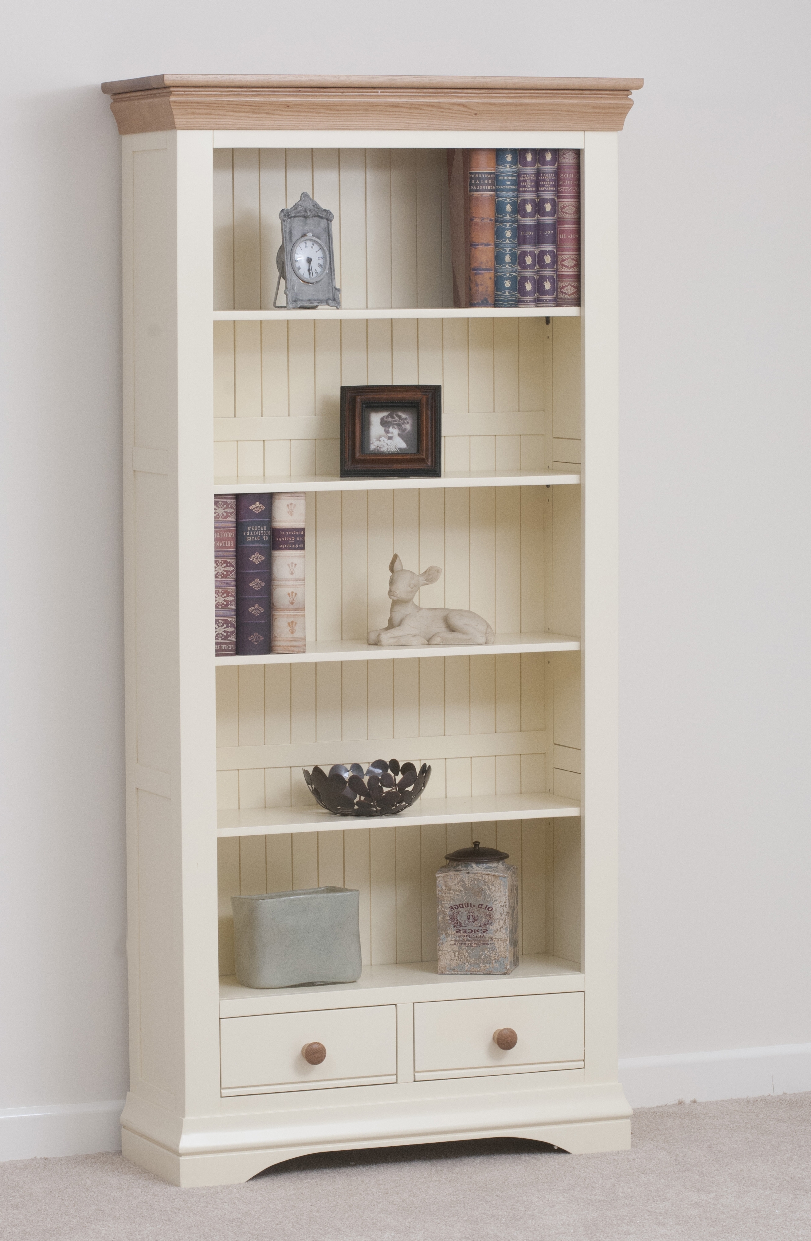 Featured Photo of Top 15 of Painted Oak Bookcases