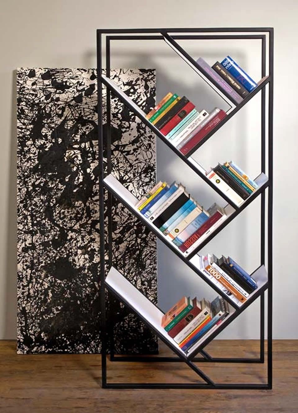 Trendy Design A Bookcases Throughout Modern Home Furniture Design Of V Bookcasefraktura Design (View 7 of 15)
