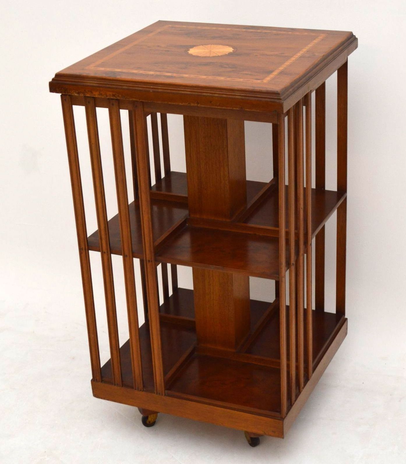 Trendy Table Marvelous Unique Revolving Bookcase End Table 63 Towards Regarding Rotating Bookcases (View 3 of 15)