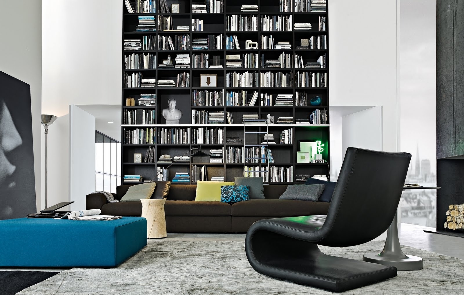 Very Tall Bookcases In Current Modern Bookcases ~ Home Design (View 11 of 15)