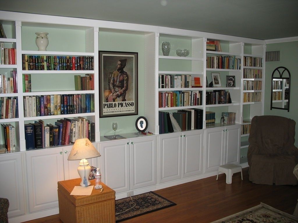 Wall Units. Amusing Premade Built In Bookshelves: Premade Built In With Regard To Most Popular Built In Bookshelves Kits (Photo 6 of 15)