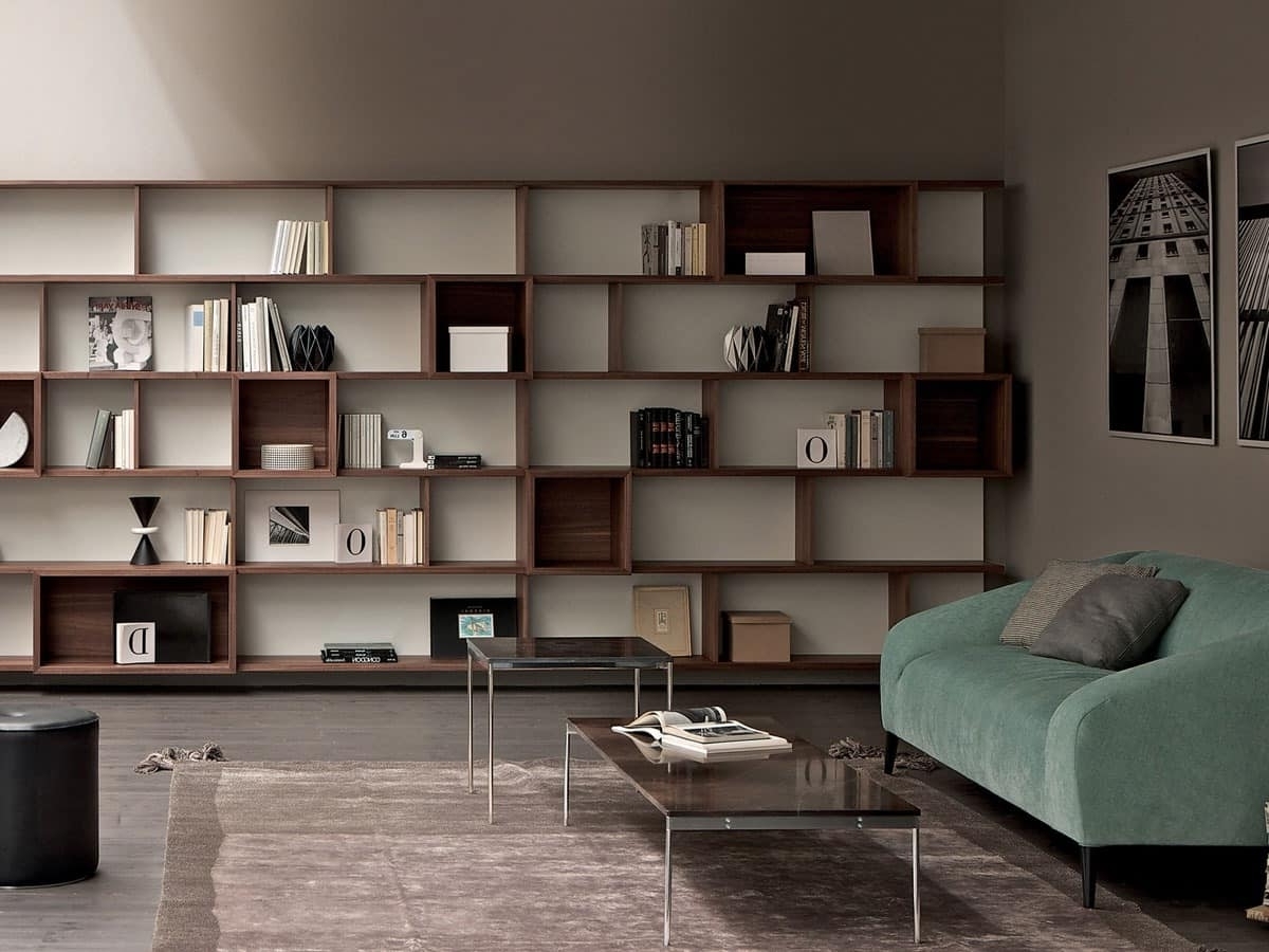 Well Known Storage Wall, Modular Bookcase For Home And Office (Photo 1 of 15)