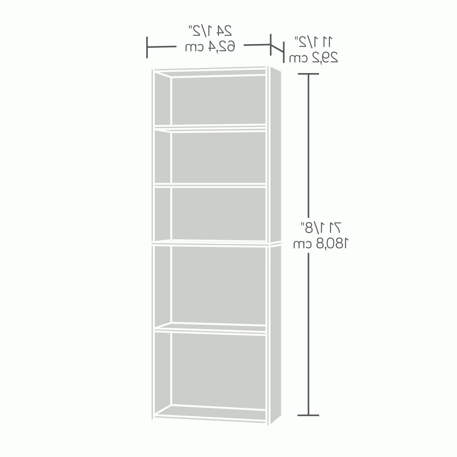 White 5 Shelf Bookcases Throughout 2018 Beginnings (View 10 of 15)