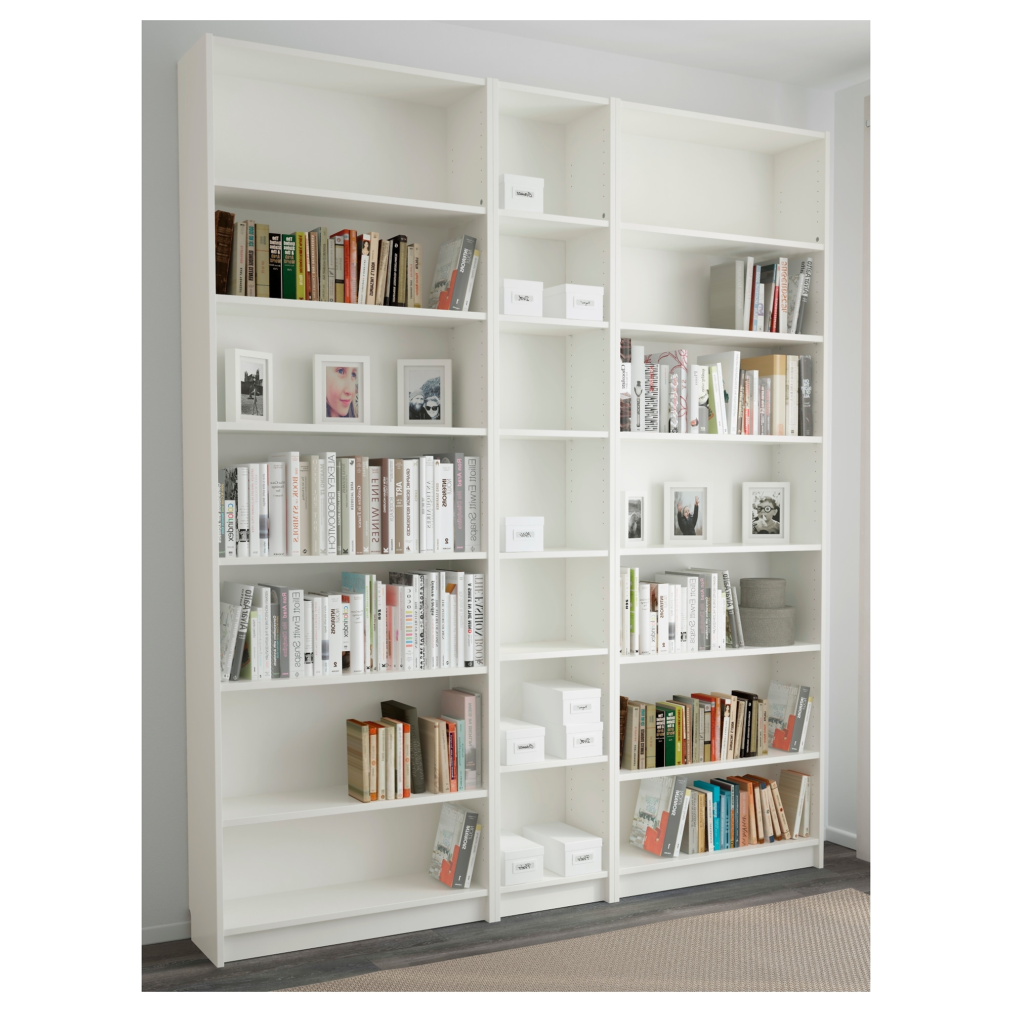 White Billy Bookcases For Trendy Billy Bookcase – White – Ikea (Photo 1 of 15)