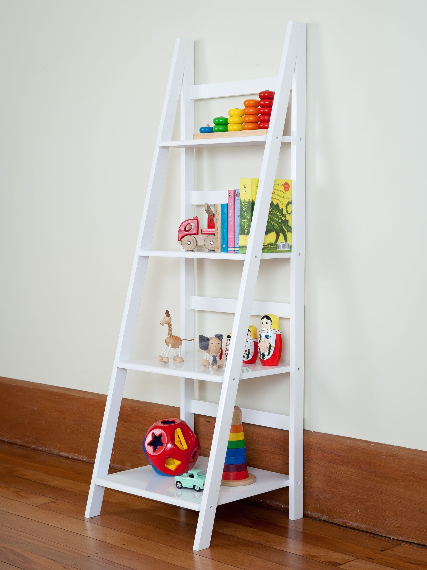 White Leaning Bookcase Kids : Doherty House – Fashionable White Inside Current White Leaning Bookcases (View 7 of 15)