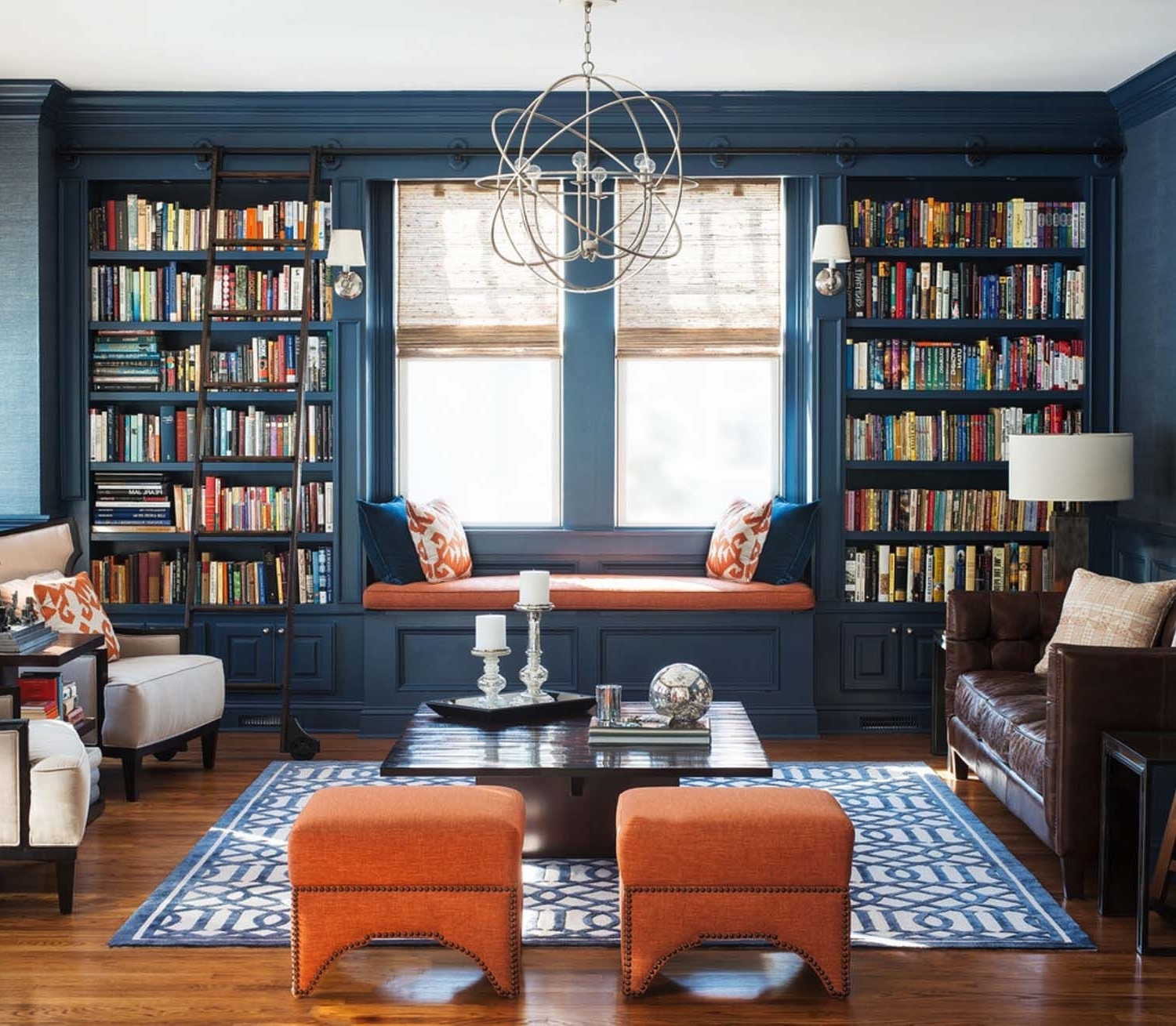 Whole Wall Bookshelves With Popular 36 Fabulous Home Libraries Showcasing Window Seats (View 14 of 15)