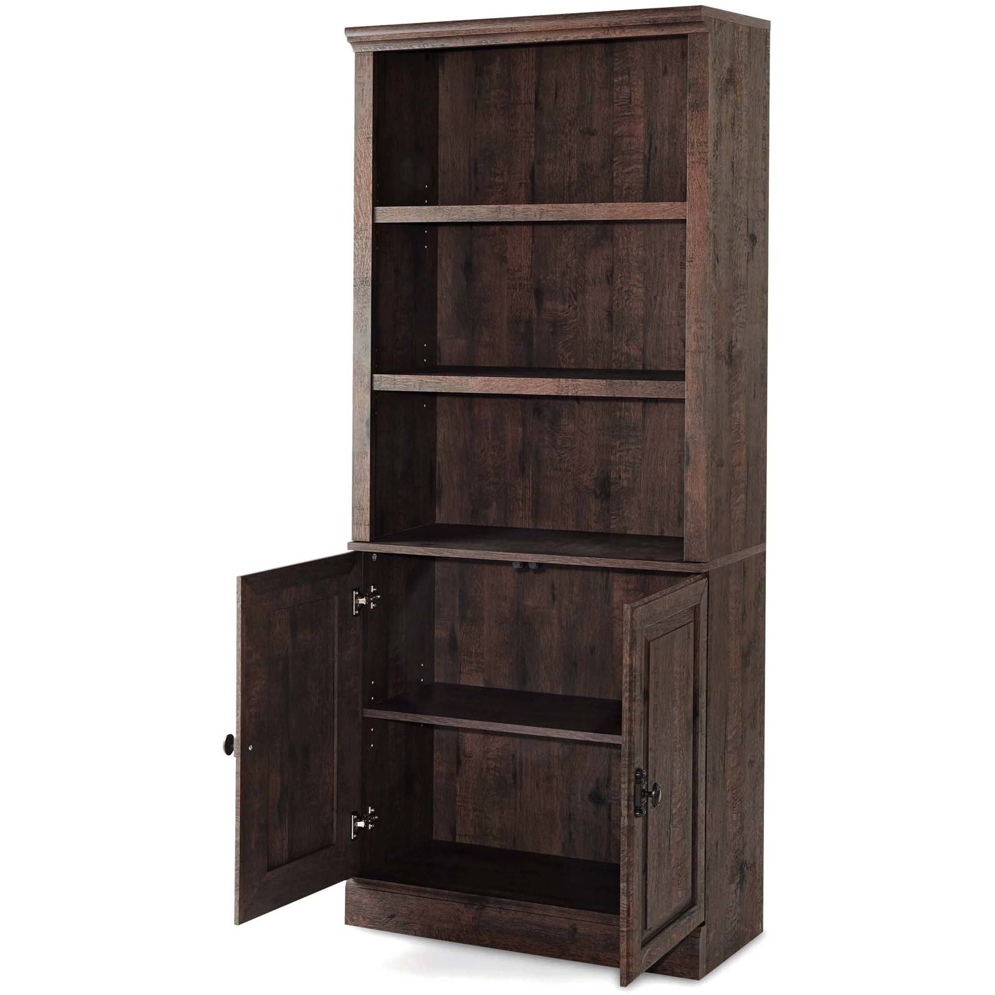 Widely Used Better Homes And Gardens Crossmill Bookcase With Doors, Set Of 2 In Bookcases With Doors (View 6 of 15)