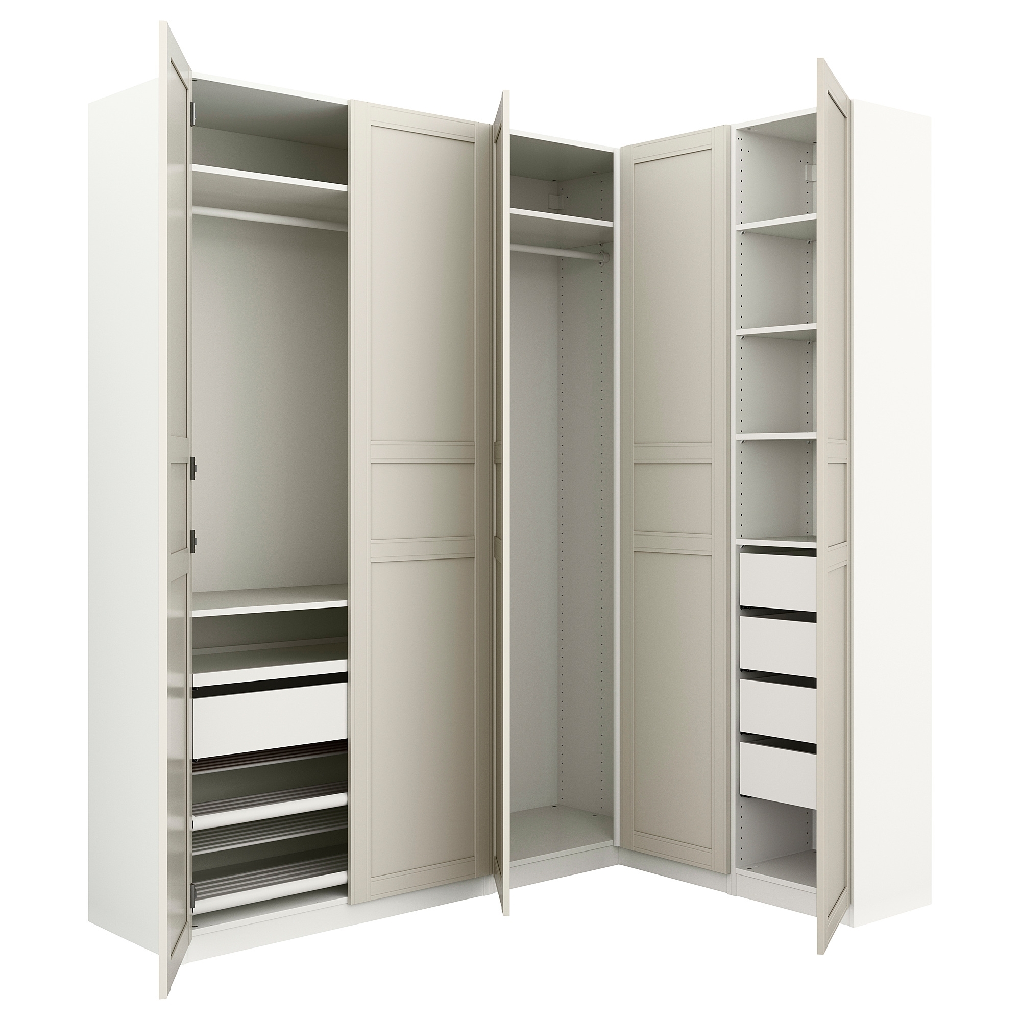 Featured Photo of The 15 Best Collection of Corner Wardrobes Closet Ikea