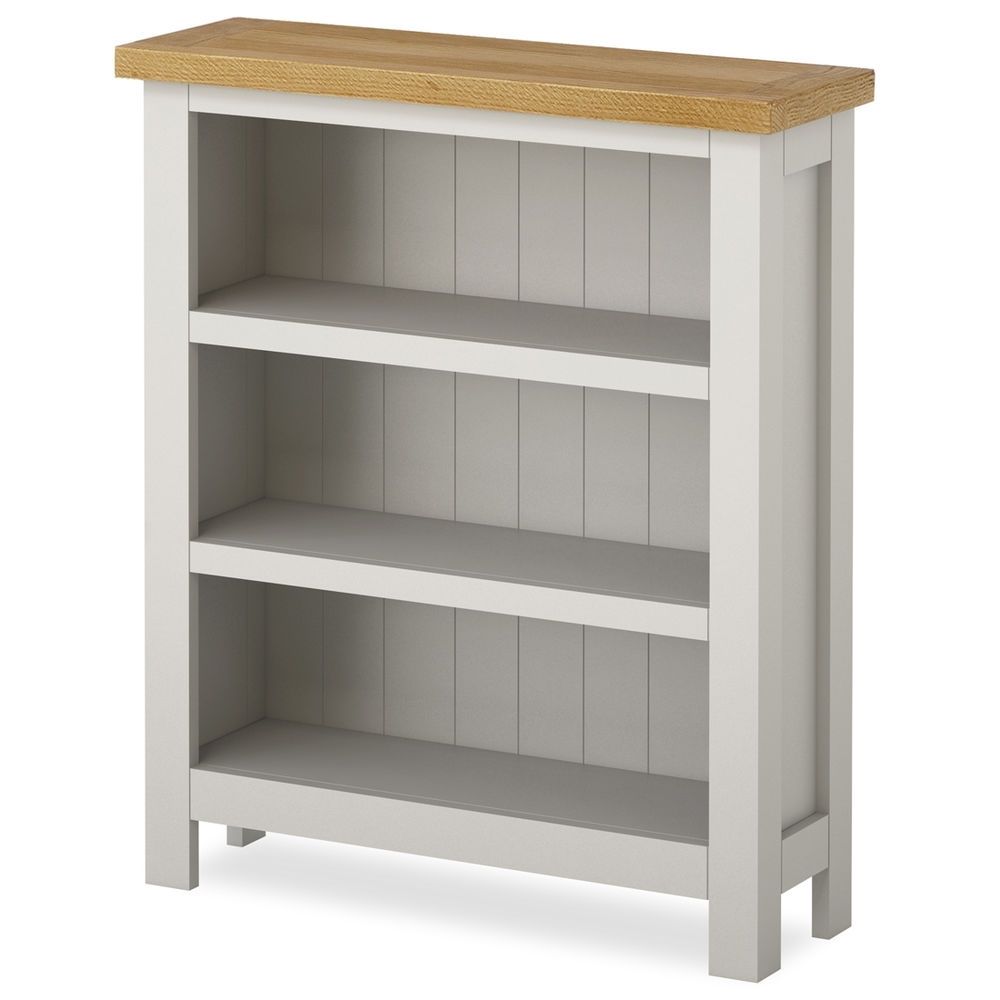 Widely Used Farrow Painted Small Bookcase / Narrow Grey Painted Bookshelf For Small Bookcases (View 1 of 15)
