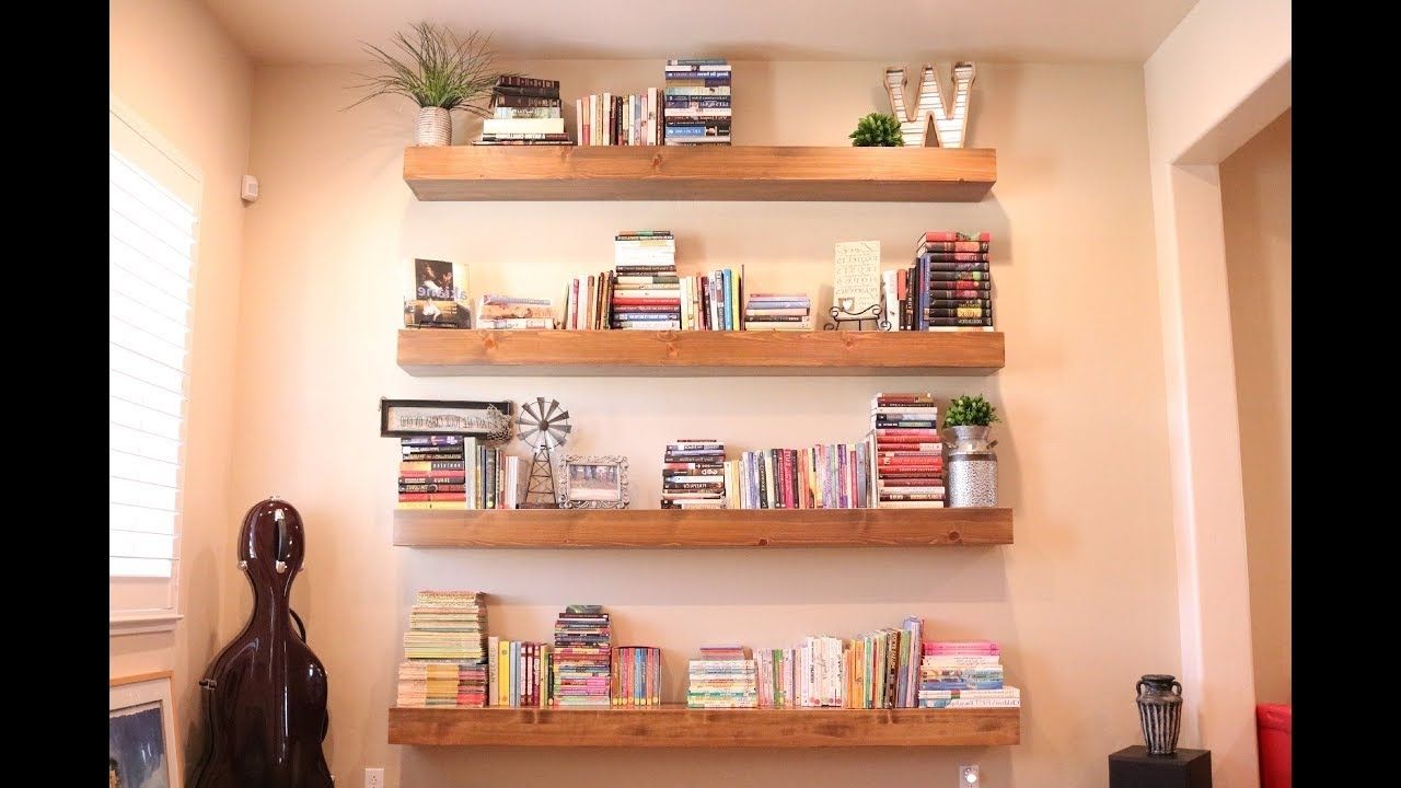 Widely Used Floating Bookcases Within Bedroom : Bookcase Design Diy Floating Shelves Projetoparaguai (Photo 7 of 15)