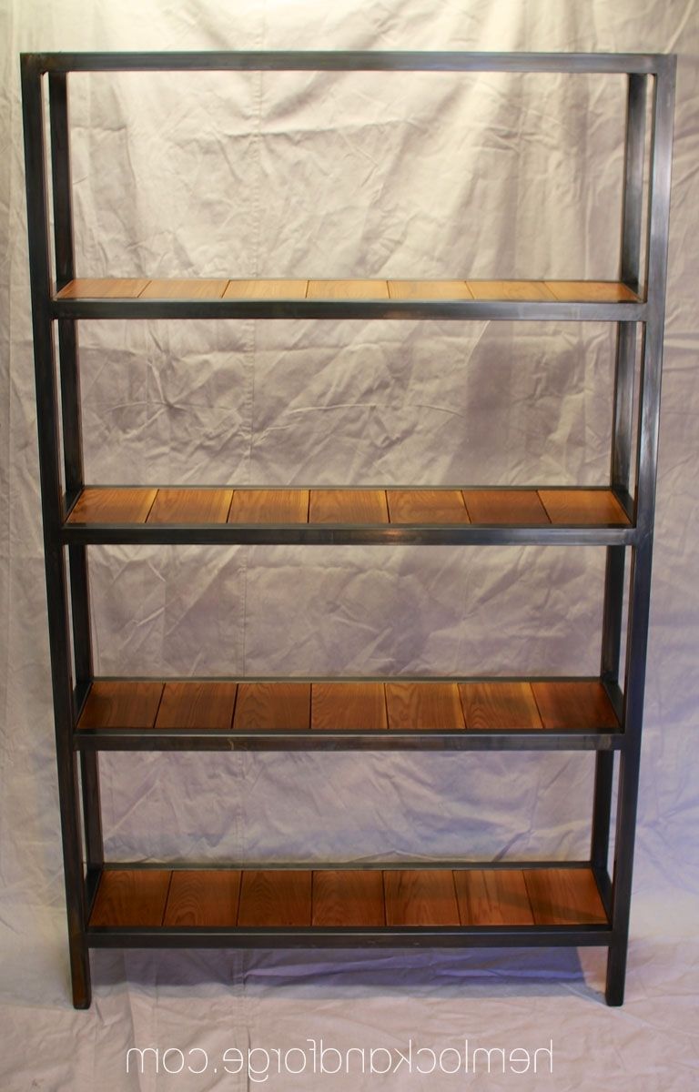 Widely Used Handmade Bookshelves Within Handmade Industrial Style Bookshelf (View 10 of 15)