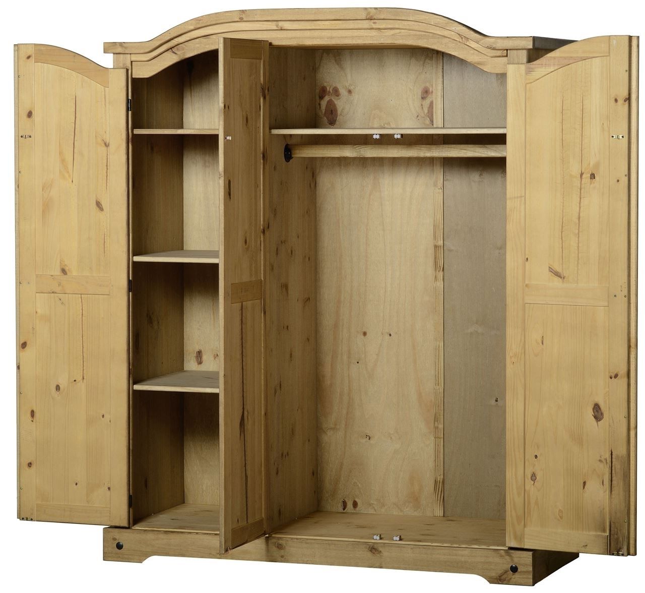 2017 Corona Wardrobes With 3 Doors Within Jim's Carpets And Furniture Warehouse (View 3 of 15)
