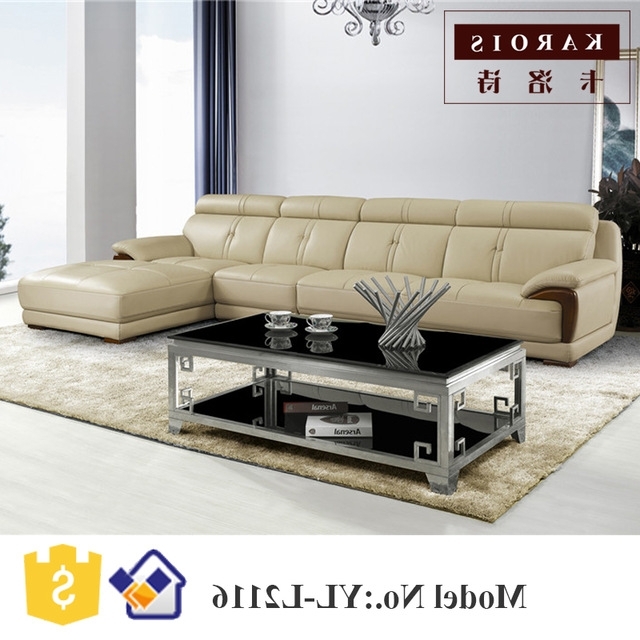 2017 New Design Modern Living Room Furniture Leather Corner Fancy Intended For Well Known Fancy Sofas (Photo 3 of 10)