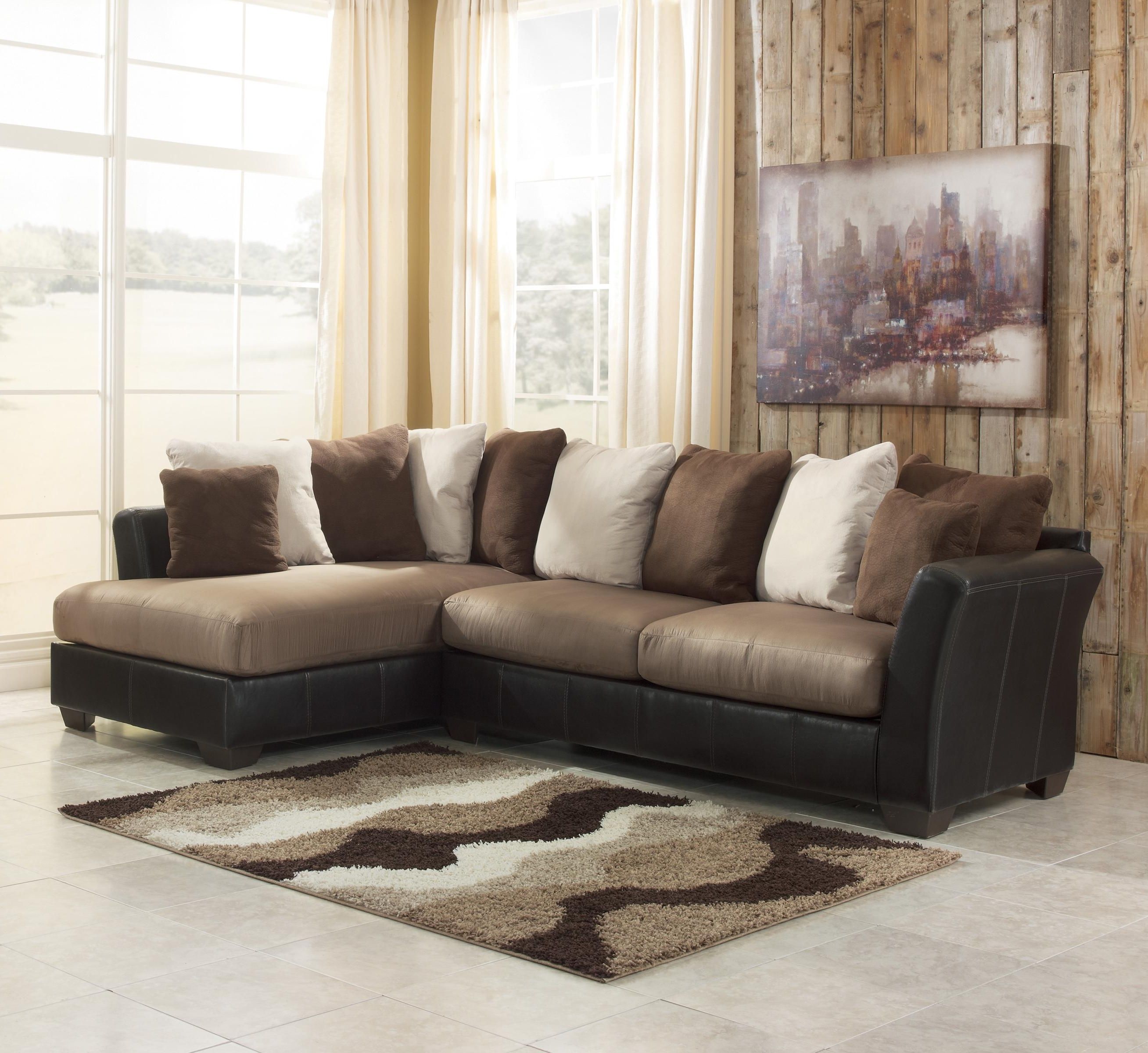 2017 Tan Sectionals With Chaise Within Sectional Sofa Design: 2 Piece Sectional Sofa With Chaise Sleeper (View 3 of 15)