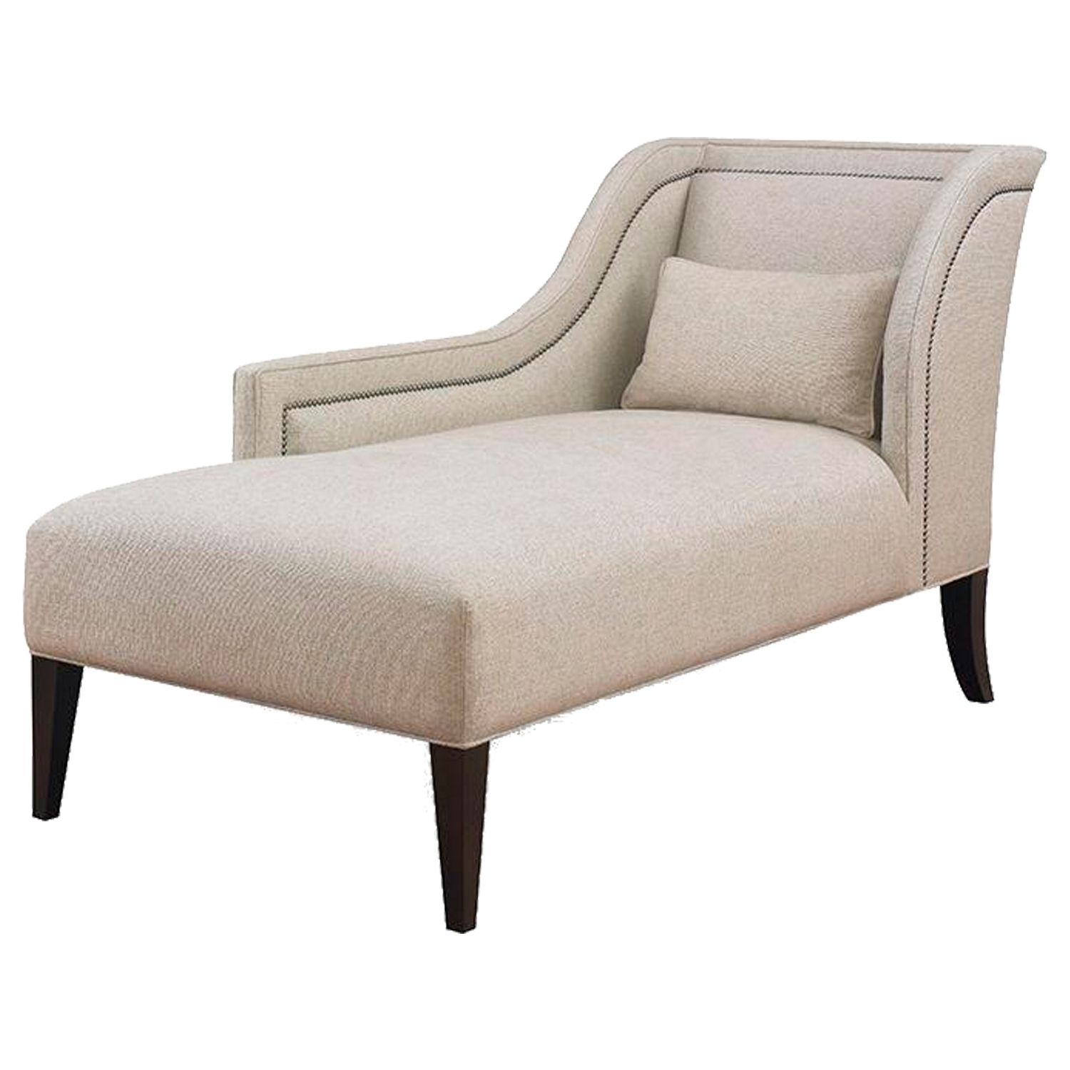 2017 Upholstered Chaise Lounges Intended For Buy Pasadena One Arm Chaisekravet – Made To Order Designer (Photo 2 of 15)