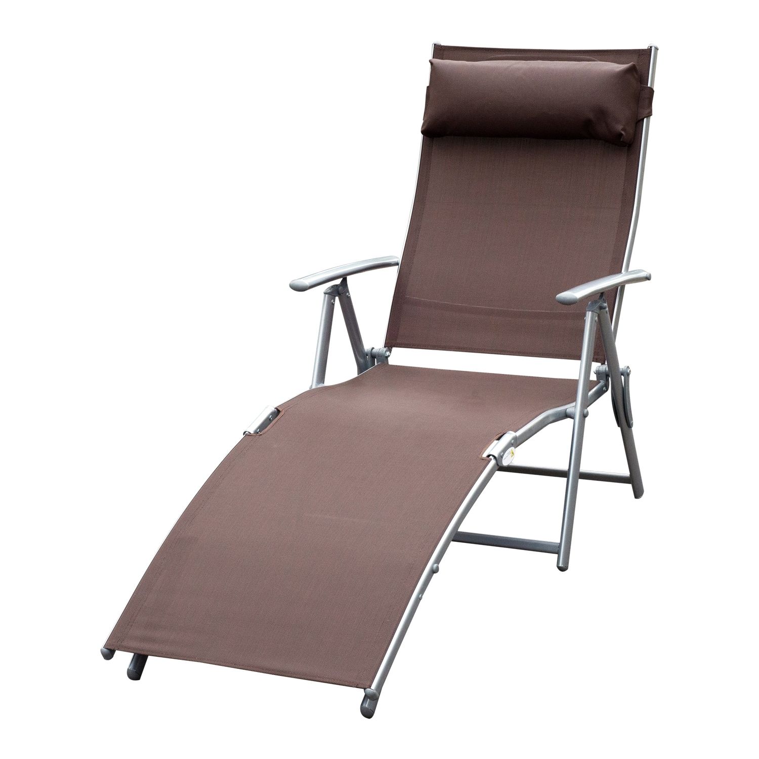 2018 Adjustable Pool Chaise Lounge Chair Recliners With Chaise Lounge Chair Folding Pool Beach Yard Adjustable Patio (View 15 of 15)