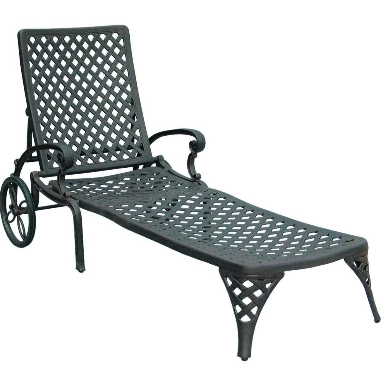 The 15 Best Collection of Outdoor Cast Aluminum Chaise Lounge Chairs