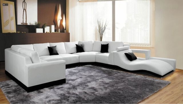 2018 Leather Corner Sofas With Regard To Modern Corner Sofas And Leather Corner Sofas For Sofa Set Living (View 1 of 10)