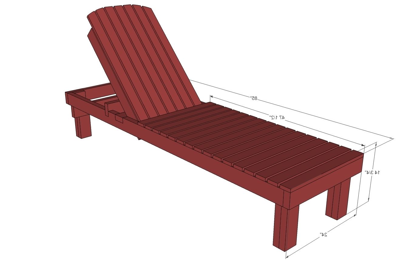 $35 Wood Chaise Lounges – Diy Projects (View 10 of 15)