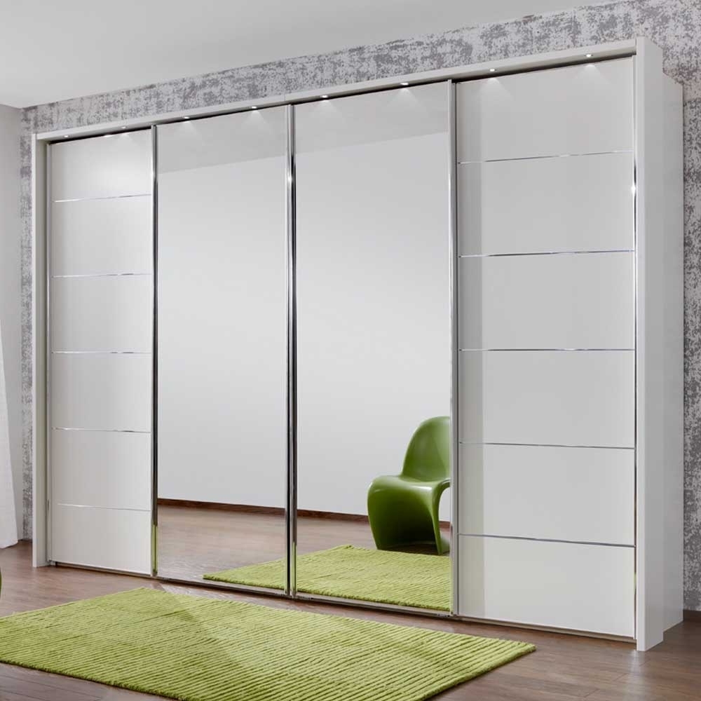 4 Door Wardrobes With Mirror And Drawers In Most Popular Sliding Door Wardrobes To Hang Clothes – Bellissimainteriors (View 9 of 15)