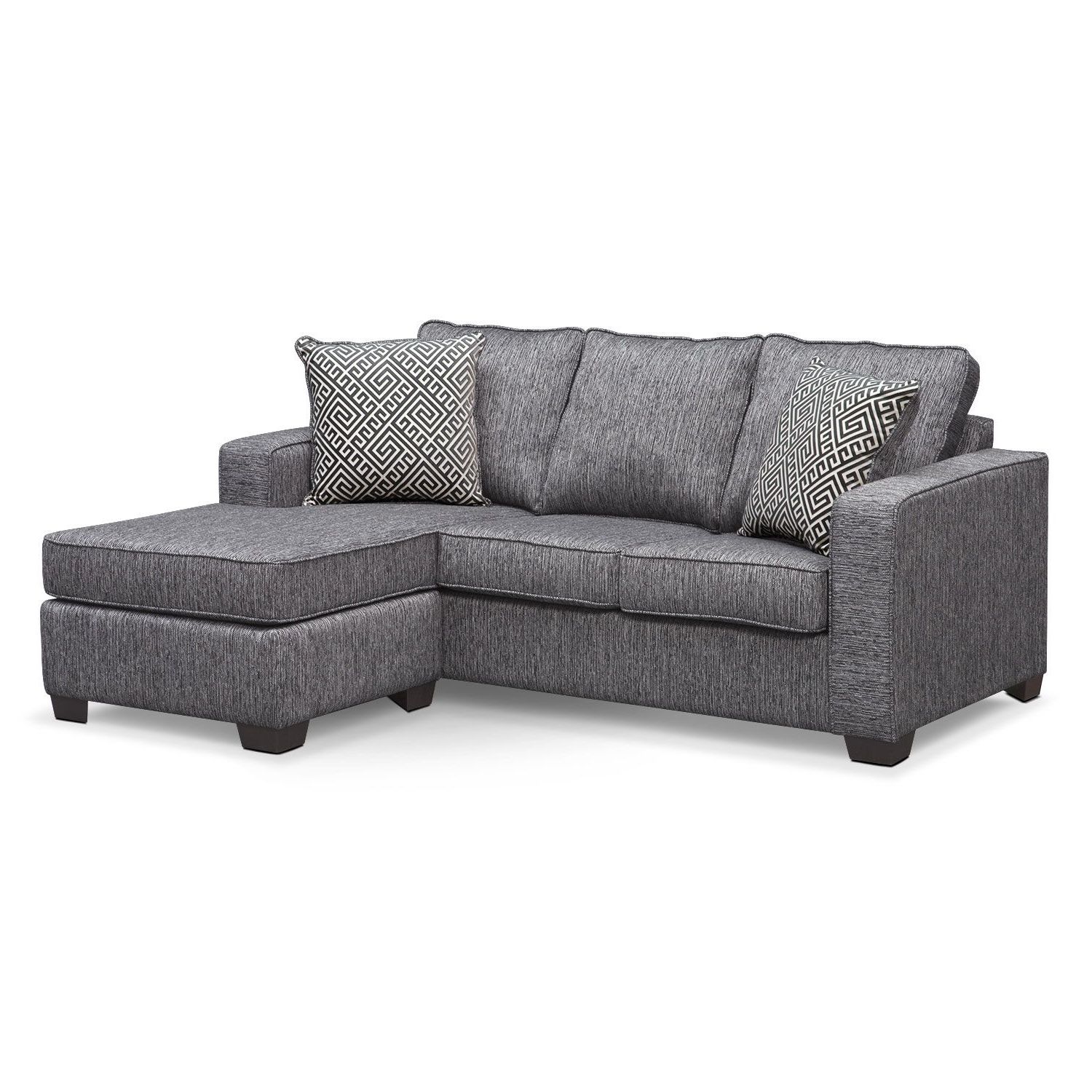 $799.99 Living Room Furniture – Sterling Charcoal Queen Memory With Recent Chaise Sleeper Sofas (Photo 10 of 15)
