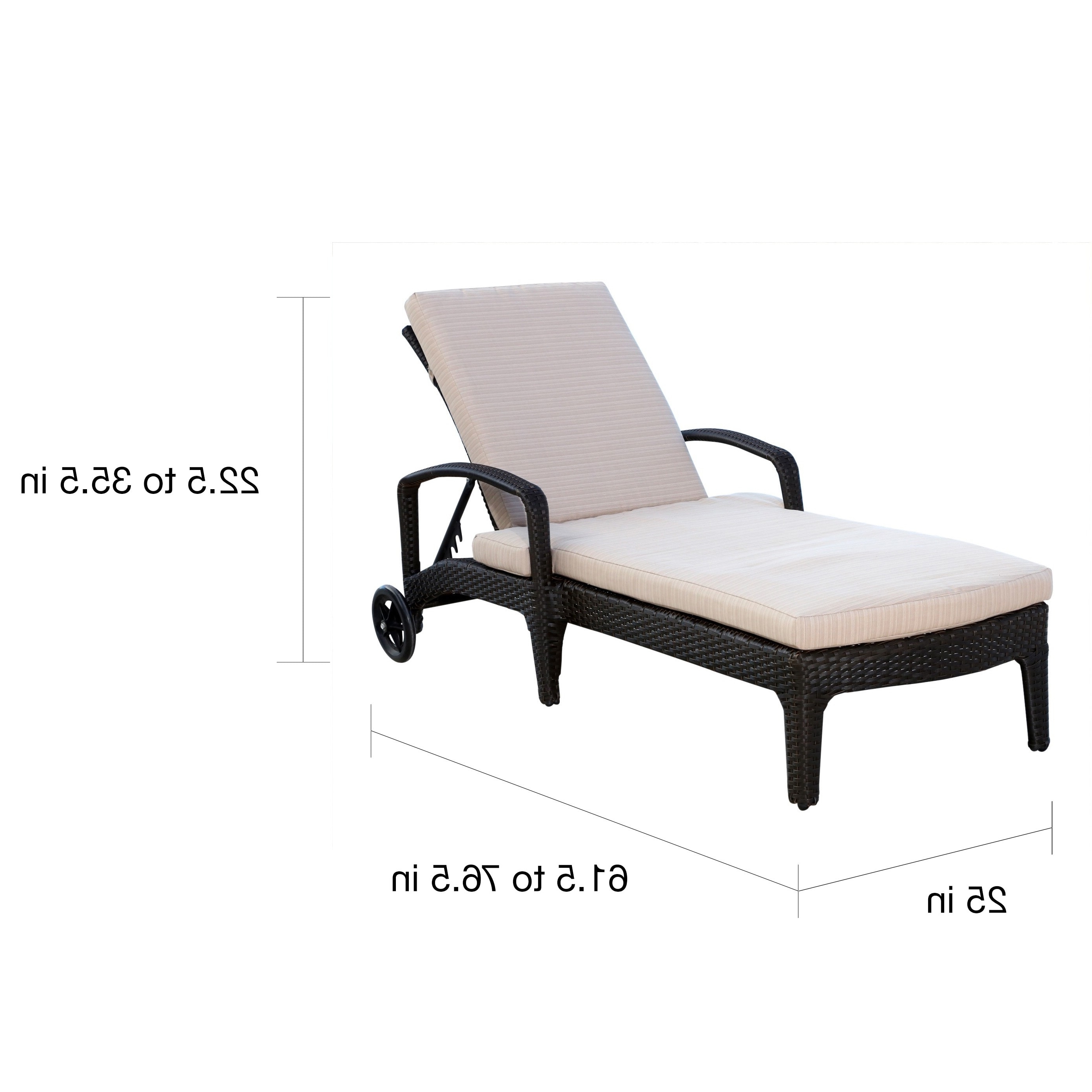 Abbyson Newport Outdoor Wicker Chaise Lounge – Free Shipping Today Pertaining To Best And Newest Newport Chaise Lounge Chairs (Photo 10 of 15)