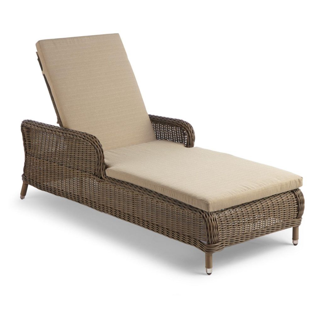 Alcee Resin Wicker Outdoor Chaise Lounge Chair And Cushion Outdoor For Most Recently Released Wicker Chaise Lounge Chairs (View 11 of 15)